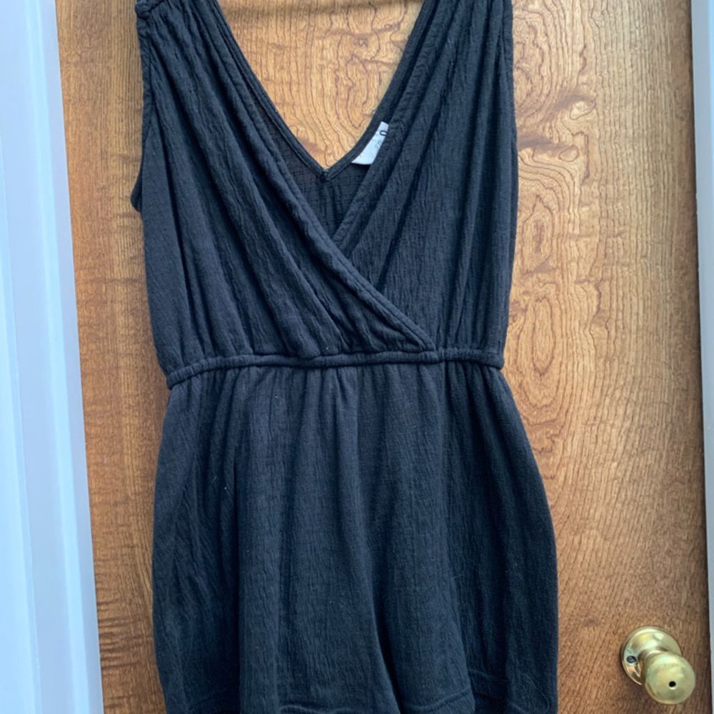 Braided Black Romper